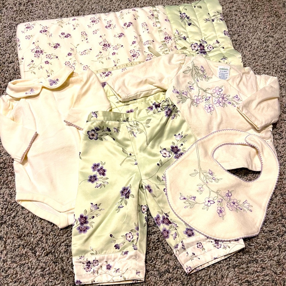 Gymboree Vintage 2003 Cherry Blossom 3-6 Months Set